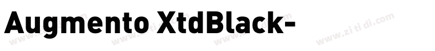 Augmento XtdBlack字体转换 Augmento XtdBlack字体转换